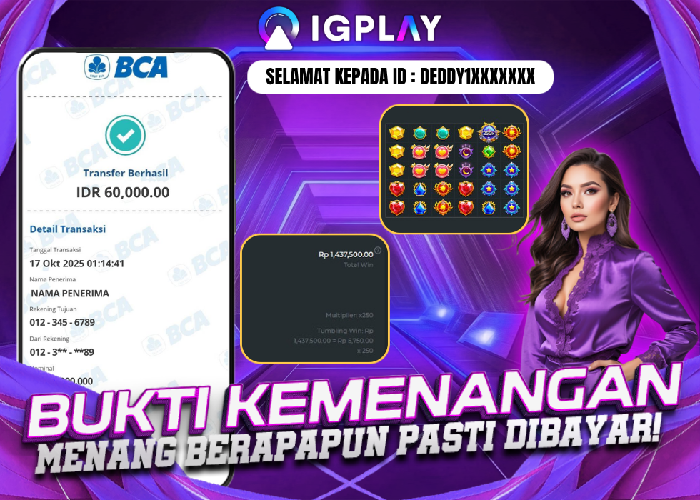 Bukti Jackpot IGPLAY